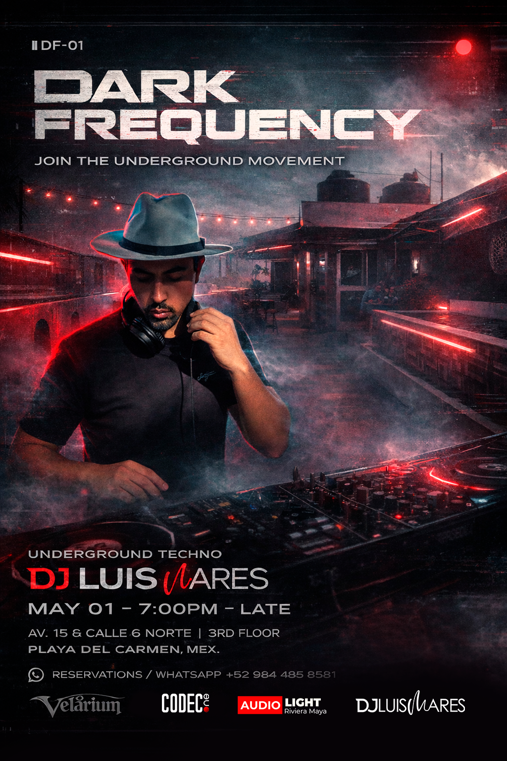 Dark Frequency Event Flyer